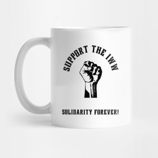 Support the IWW - light background Mug